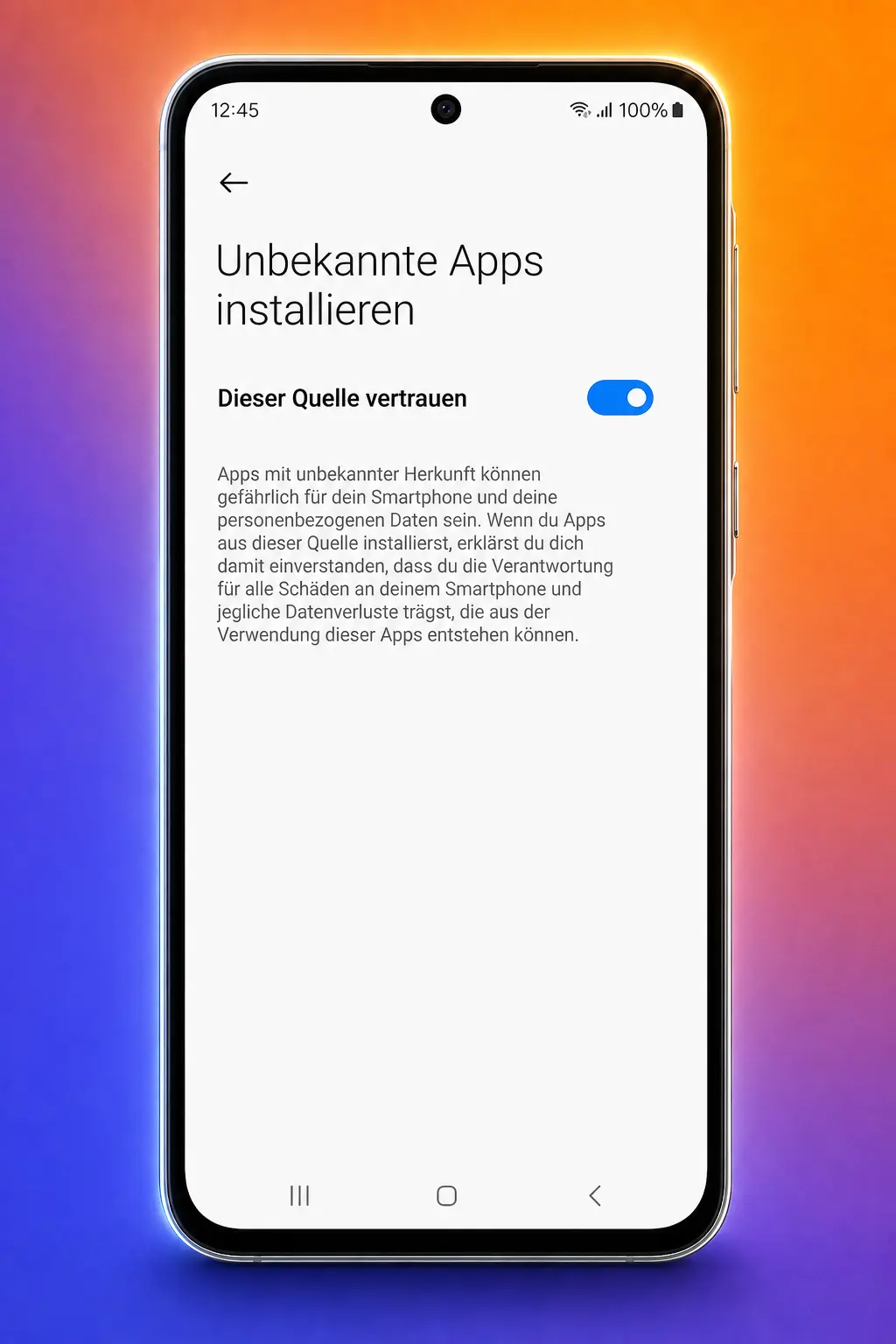 Anleitung zum Herunterladen und Installieren der Spinrollz Android APK auf dem Smartphone